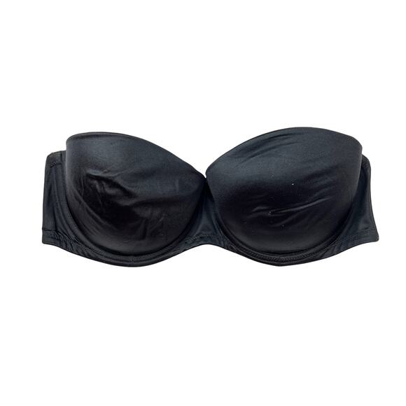 Victoria's Secret Very Sexy Strapless Push Up Convertible Bra Black 34C - Picture 1 of 5